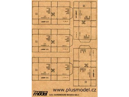 1/35 U.S. Cardboard Boxes