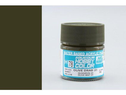 Aqueous Hobby Colors (10 ml) Olive Drab (2)