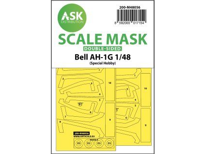 1/48 Bell AH-1G double-sided express mask for Special Hobby
