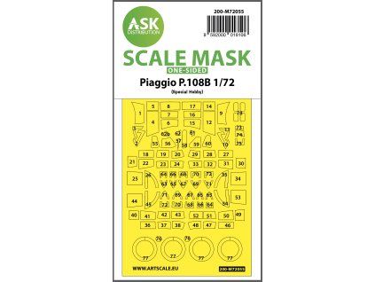 1/72 Piaggio P.108B one-sided painting express mask for Special Hobby