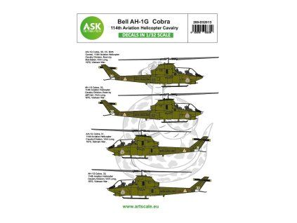 1/32 Bell AH-1G Cobra 11th Aviation Helicopter Cavalry part 3