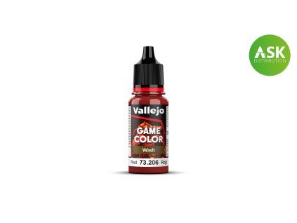 Vallejo Game Color 73206 Red Wash (18 ml)