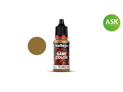Vallejo Game Color 72063 Desert Yellow (18 ml)