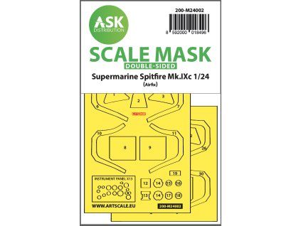 1/24 Spitfire Mk.IX double-sided masks for Airfix