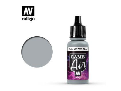 Vallejo Game Air 72752 Silver (18 ml)