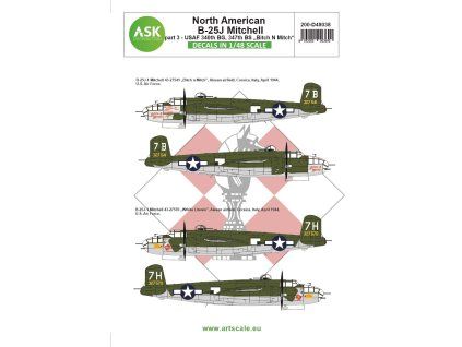 1/48 B-25J Mitchell part 3 - US Air Force "Bitch N Mitch" Mediterranean riders