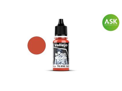 Vallejo Model Color 70956 Clear Orange (18 ml)