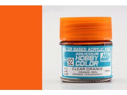 Aqueous Hobby Colors (10 ml) Clear Orange