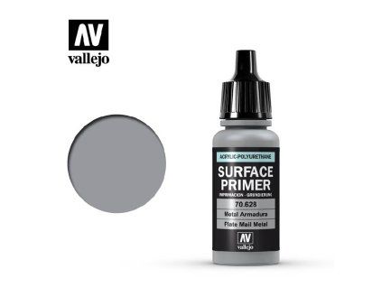 Vallejo Surface Primer 70628 Plate Mail Metal (18 ml)
