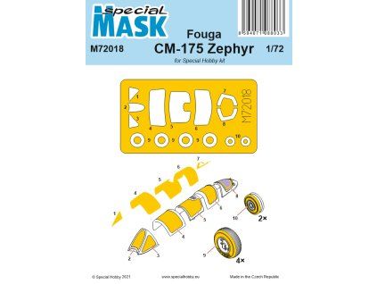 1/72 Fouga CM-175 Zephyr Mask