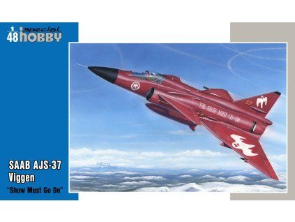1/48 SAAB AJS-37 Viggen Show must go on