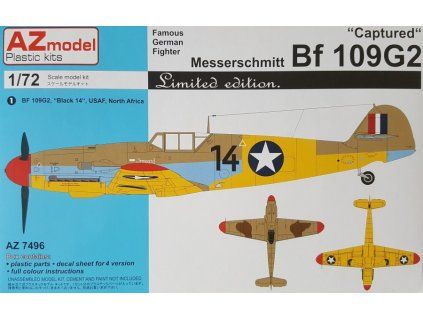 1/72 Bf 109G-2 Captured - AZ Model