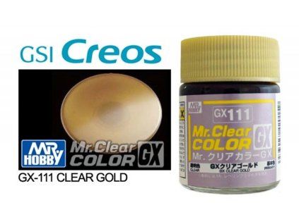 Mr. Clear Color GX (18 ml) Clear Gold