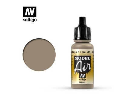 Vallejo Model Air 71246 Camouflage Sandbrown RAL 8031 (17ml)