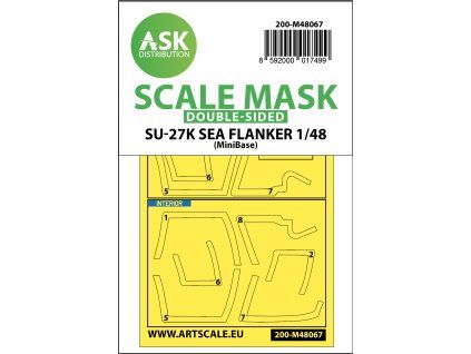 1/48 Su-27K Sea Flanker double-sided express mask for Minibase