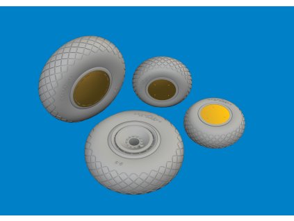 B-24H wheels 1/72 recommended for AIRFIX