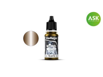Vallejo Model Color 70878 Old Gold Metallic (18 ml)