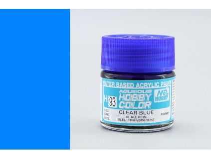 Aqueous Hobby Colors (10 ml) Clear Blue