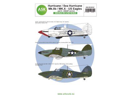 1/32 Hawker Hurricane Mk.IIB / Mk.X part 6 - US Eagles