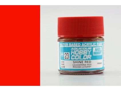 Aqueous Hobby Colors (10 ml) Shine Red