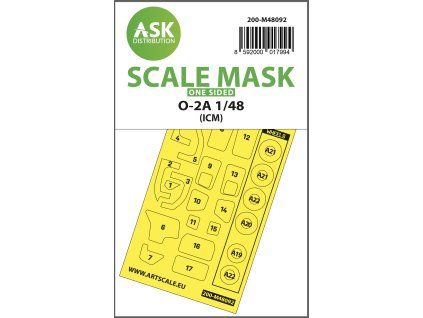 1/48 O-2A one-sided mask self-adhesive pre-cutted for ICM