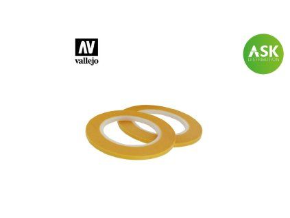 Vallejo T07004 Masking Tape 3mmx18m - Twin Pack