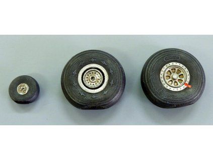 1/72 Wheels for C-46 Commando