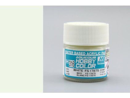 Aqueous Hobby Colors (10 ml) White FS 17875