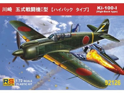 Plastikový model letadla 1/72 Ki-100 High back 3 decal v. for Japan