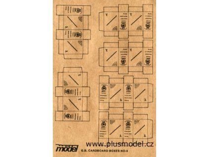 1/35 G.B. Cardboard Boxes