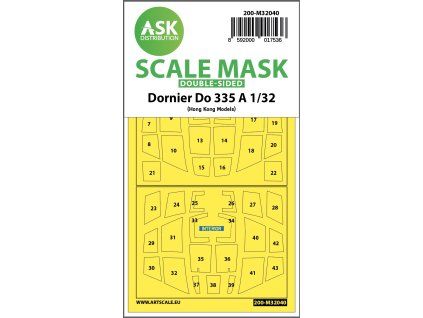 1/32 Dornier Do 335A double-sided mask for HK Models