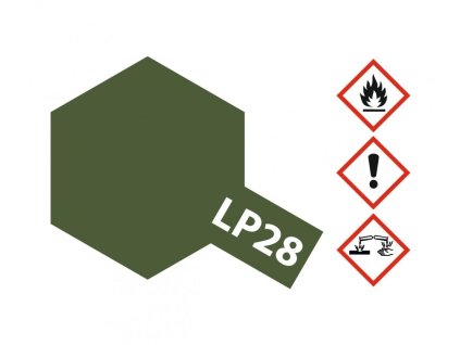 Tamiya 82128 LP-28 Olive Drab 10 ml