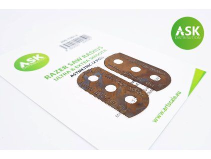 ASK Razor Saw Radius - ultra & extra smooth asymmetric 100/65 teeth 2 pc