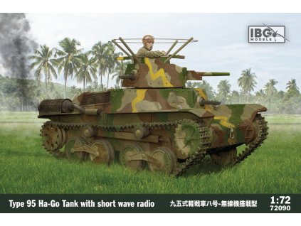 1/72 Type 95 Ha-Go Japanese Tank with short wave radio