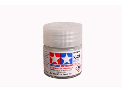 Tamiya 81521 Acrylic Mini X-21 Flat Base