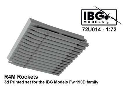 1/72 Fw 190D - R4M Rockets (3d printed set)