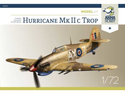 1/72 Hurricane Mk IIc Trop Model Kit - Arma Hobby