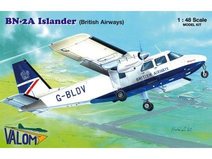 1/48 Britten-Norman BN-2A Islander (British Airways) - Valom