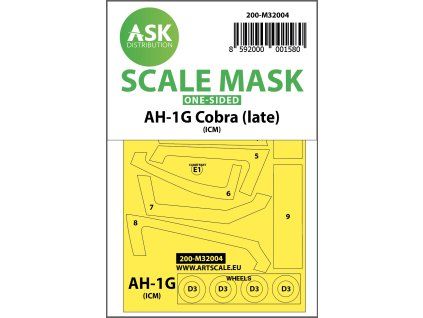 1/32 AH-1G Cobra (late) one-sided for ICM/Special Hobby
