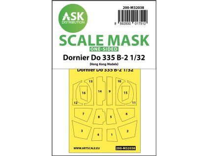 1/32 Dornier Do 335B-2 one-sided mask for HK Models
