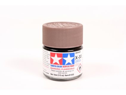 Tamiya 81533 Acrylic Mini X-33 Bronze