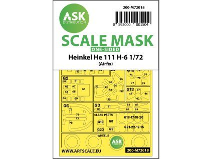 1/72 Heinkel He 111 H-6 one-sided for Airfix