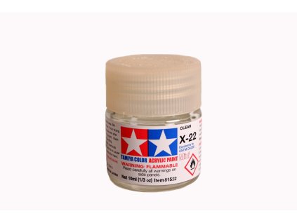 Tamiya 81522 Acrylic Mini X-22 Clear