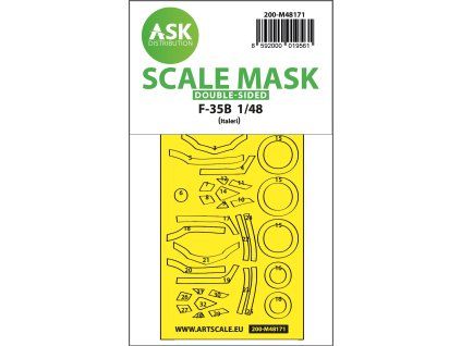 1/48 F-35B double-sided express fit mask for Italeri