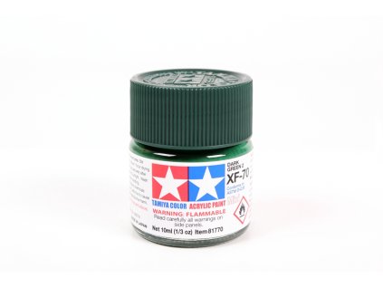 Tamiya 81770 Acrylic Mini XF-70 Dark Green 2
