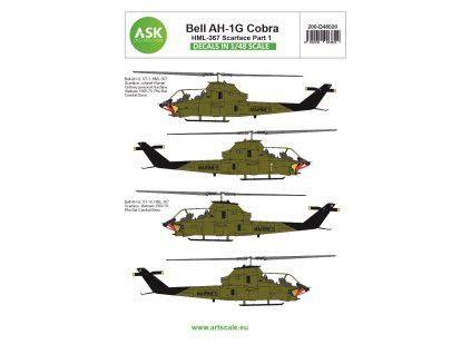 1/48 Bell AH-1G Cobra part 7 - HML367 Scarface