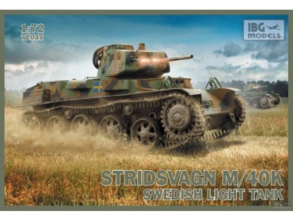 1/72 Stridsvagn m/40 K Swedish light tank