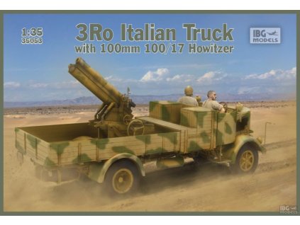 1/35 3Ro Italian Truck with 100/17 100mm Howitzer