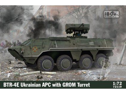 1/72 BTR-4E Ukrainian APC with GROM Turret