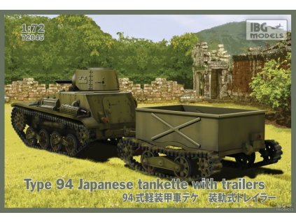 1/72 Type 94 Japan Tankette with trailer